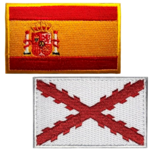 Bandera España + Bandera Borgoña