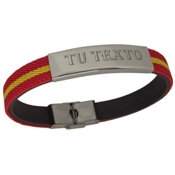 Pulsera personalizada España roja - Imagen 2