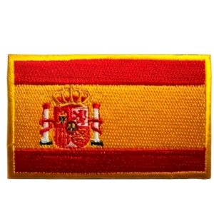 Parche Bandera de España - Parche militar bordado.