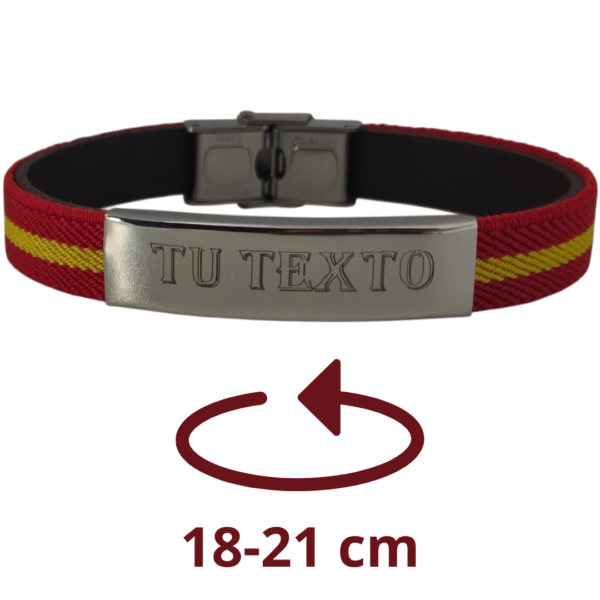 Pulsera personalizada España roja - Imagen 6