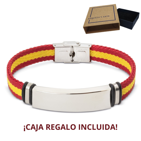 Pulsera personalizada de España. Escribe tu nombre/fecha - Imagen 2