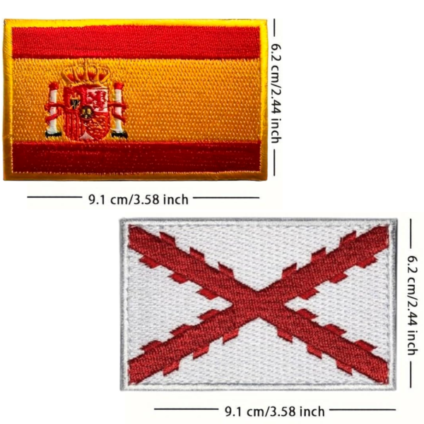 Bandera España + Bandera Borgoña - Imagen 2