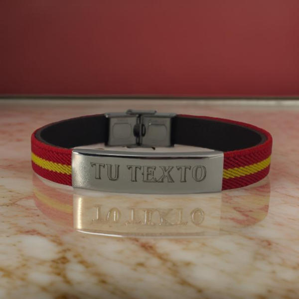 Pulsera personalizada España roja - Imagen 5